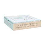 Cookie Pizza Box "Welcome Little One" Baby Shower / Mom to Be - 4" x 4" x 7/8" Cookie Packaging Box - Image 5
