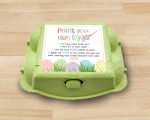 3"x3" Paint Your Own Eggs - Printed Sticker - Pack of 50 Stickers - Image 3