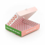 "North Pole Donut Shop" Cookie Box – 4" x 4" x 7/8" Cookie Packaging Box - Image 3