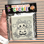 stars PYO fold over topper with kitty pumpkin stencil