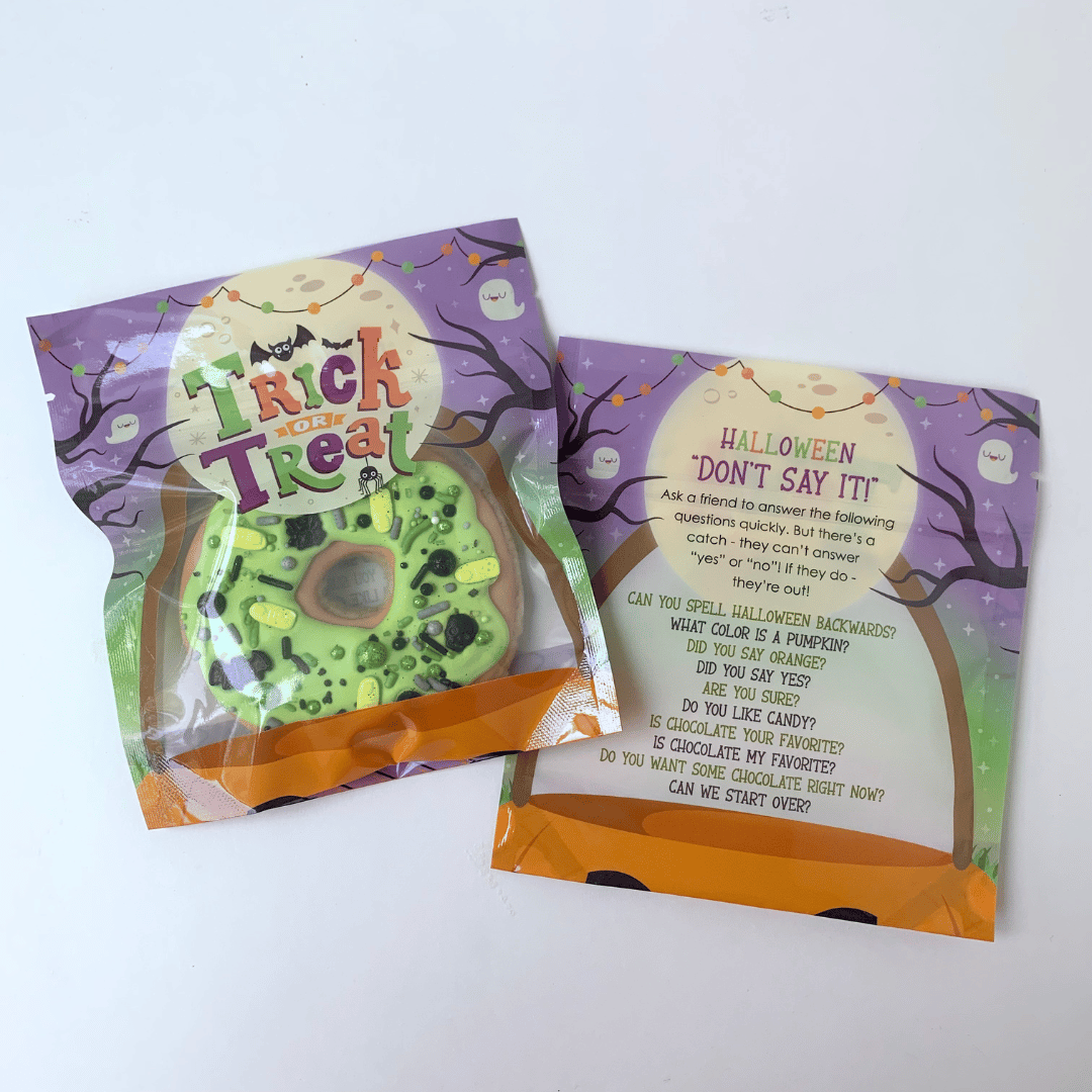 trick or treat stand up cookie pouch trick or treat stand up cookie pouch