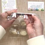 attaching paint palette to egg carton