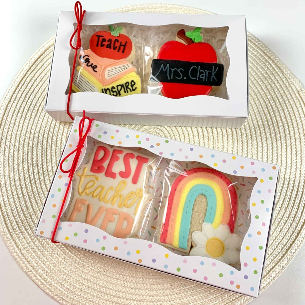 White Cookie Box