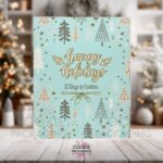 12 Day Lite Blue Cover Cookie Advent Calendar