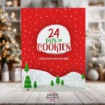 24 Day Red Cover Cookie Advent Calendar