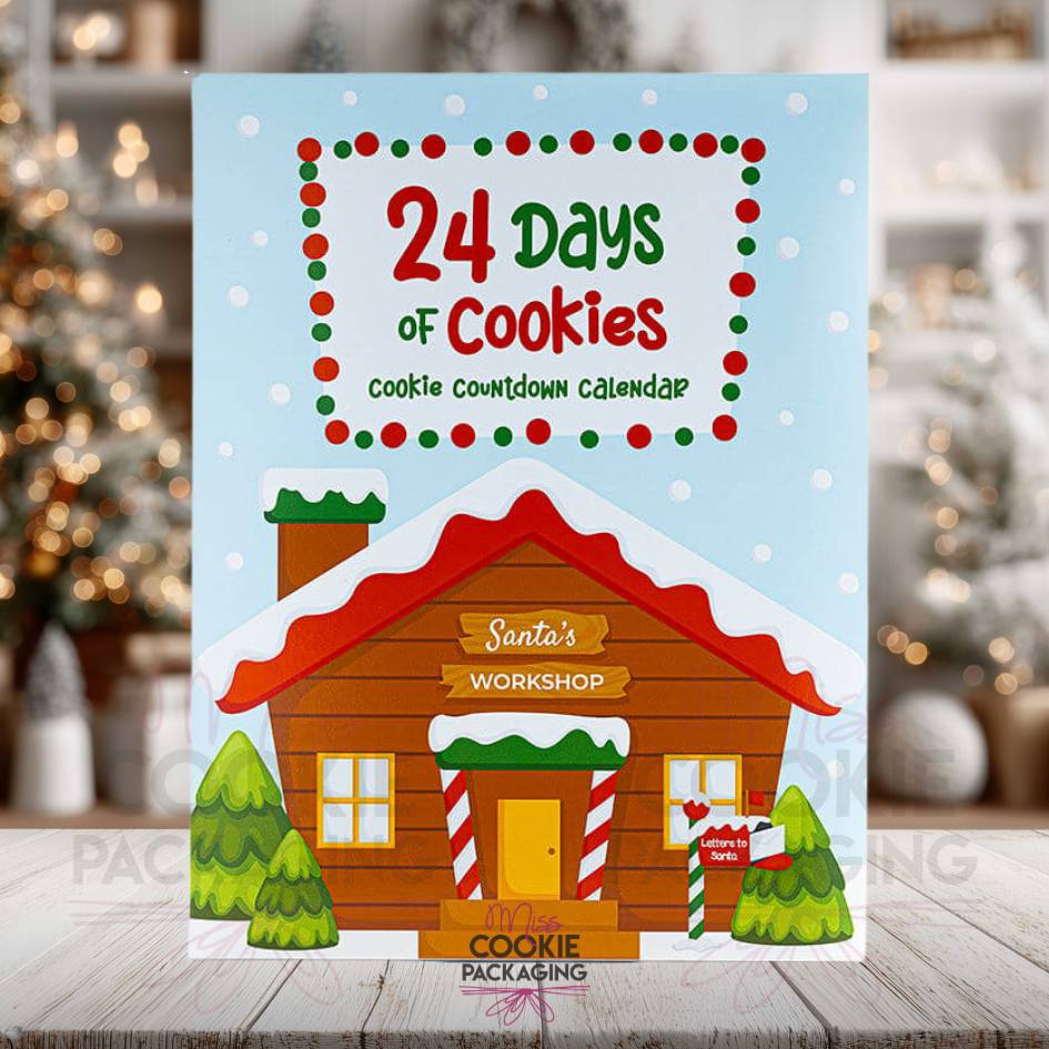 24 Day Santas Workshop Cover Cookie Advent Calendar 24 Day Santas Workshop Cover Cookie Advent Calendar
