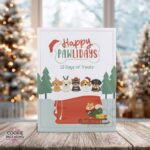 Happy Pawlidays Trees Cover Cookie Advent Calendar