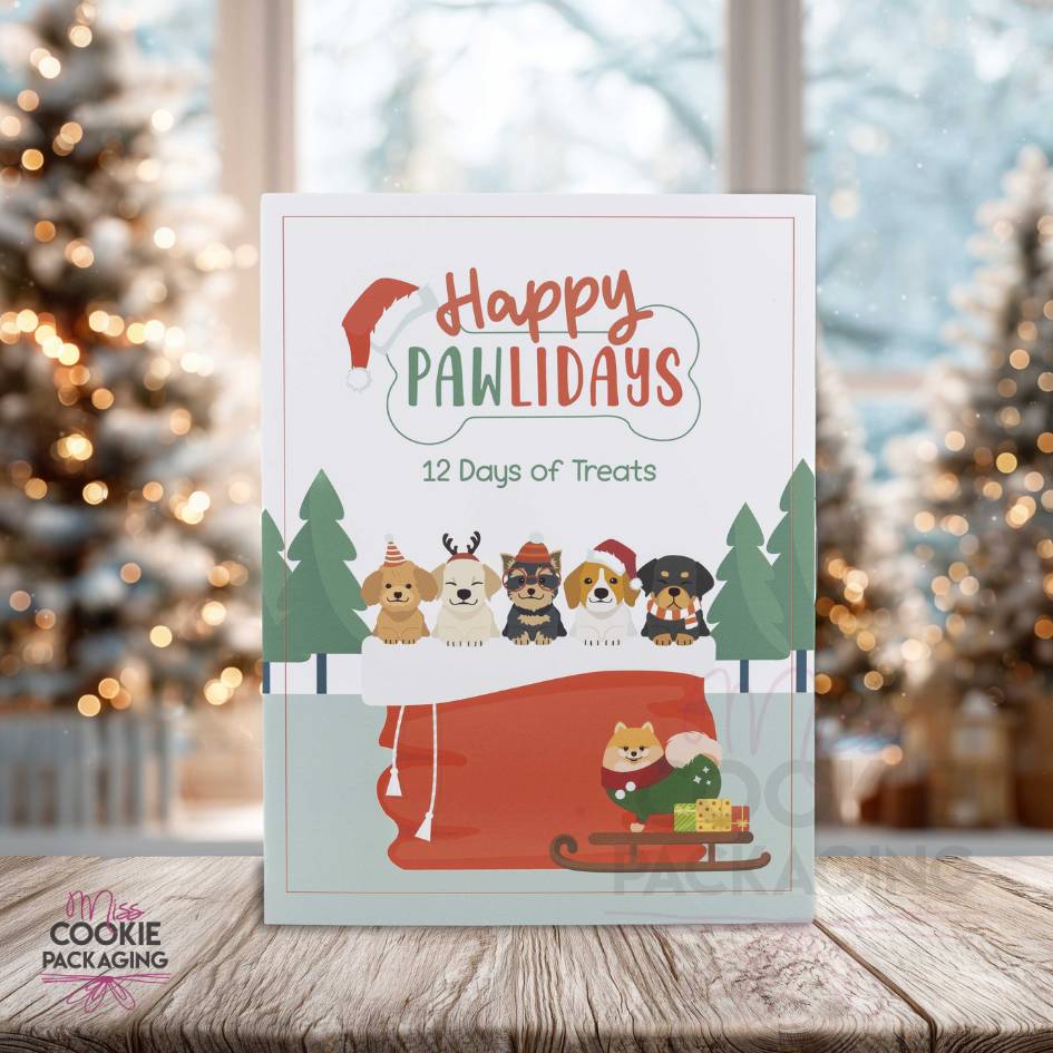 Happy Pawlidays Trees Cover Cookie Advent Calendar Happy Pawlidays Trees Cover Cookie Advent Calendar