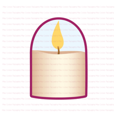 mini candle watermark