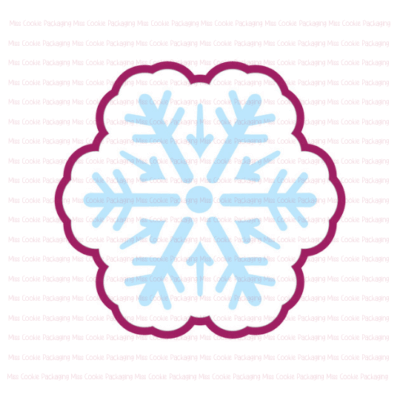 mini snowflake watermark
