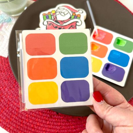Pre packaged cookie paint palettes