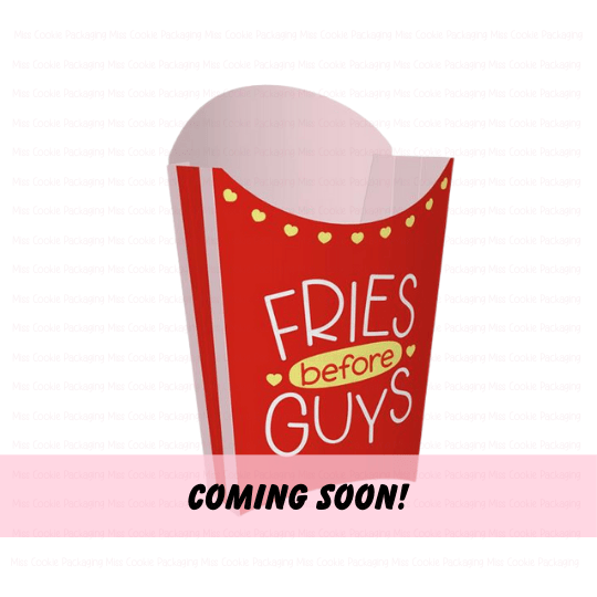 Fries before Guys "Fries Before Guys" French Fry Cookie Box - Set of 12 - Image 1
