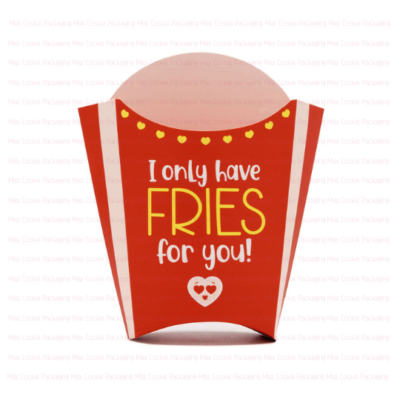 French Fry Cookie Box I Only Have Fries For You