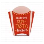 French Fry Cookie Box Fry-Tastic Teacher