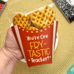 Frytastic teacher fry box waffle fries