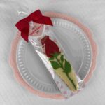 pink black love hearts rose