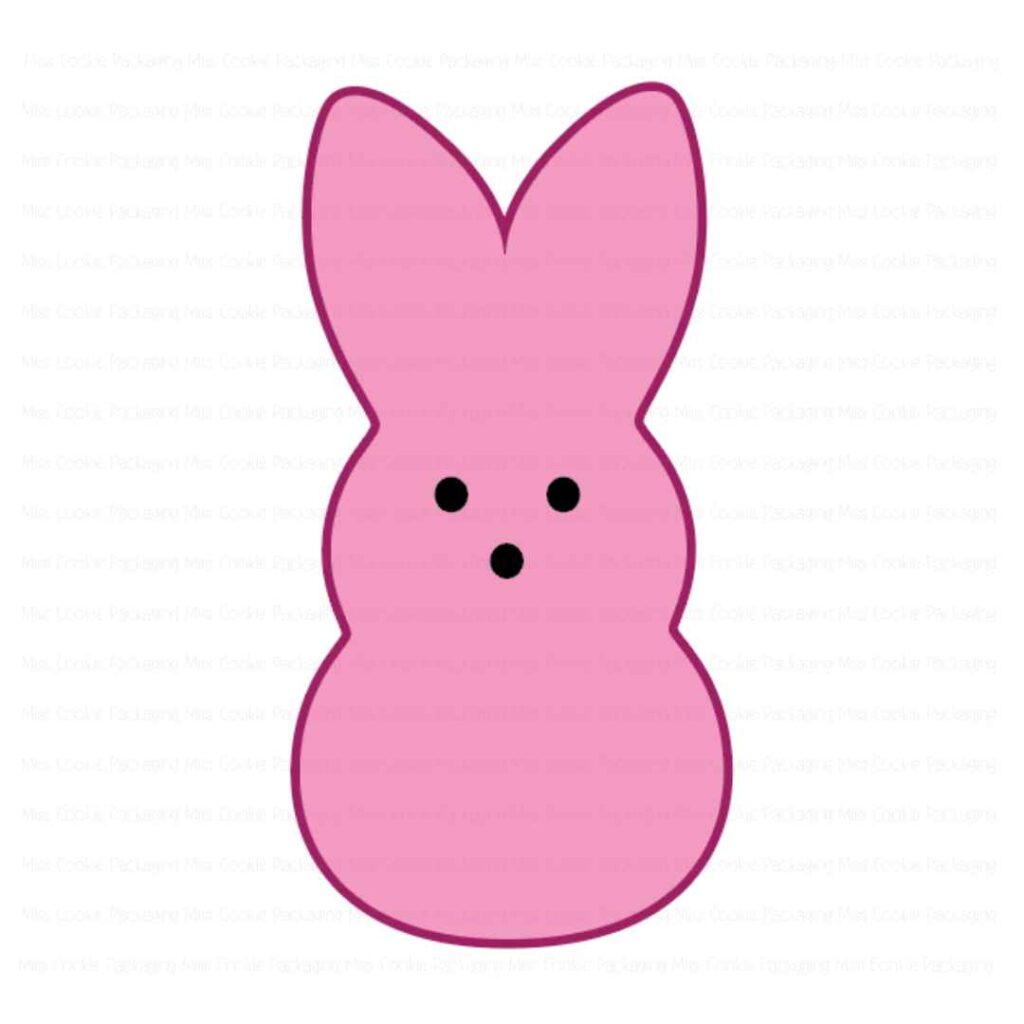 Single Peep Cookie Cutter