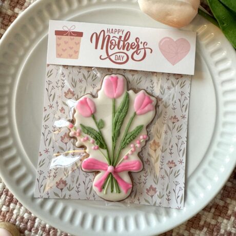 Mothers Day Fold-Over Topper Backer Floral