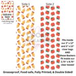 Apples Pencils Food-Safe Greaseproof Cookie Backer