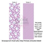 Cute Bones Food-Safe Greaseproof Cookie Backer