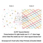 Pastel Dots Food-Safe Greaseproof Cookie Backer