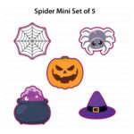 Spider Set of 5 Mini Cookie Cutters