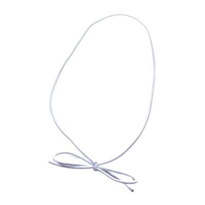 19 inch White Stretch Loop