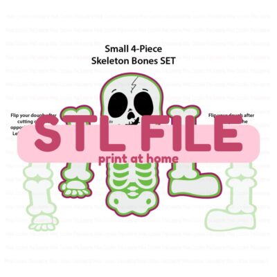 Build-A-Skeleton SMALL Cookie Cutter Set