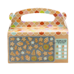 Gingerbread House Gable Box - 8.5" x 5.25" x 4.4375" Cookie Packaging Box - Image 3