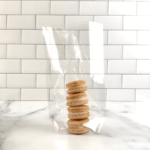 Clear Heat Seal Poly Bags - 3” x 2” x 8” GUSSETED