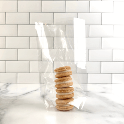 Clear Heat Seal Poly Bags - 3” x 2” x 8” GUSSETED