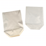 Clear Heat Seal Bags - 3" x 3" x 8" GUSSETED - Set of 100 Bags - Image 2