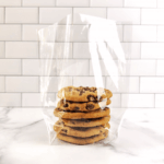 Clear Heat Seal Poly Bags - 4” x 4” x 8” GUSSETED