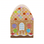 Gingerbread House Gable Box - 8.5" x 5.25" x 4.4375" Cookie Packaging Box - Image 4