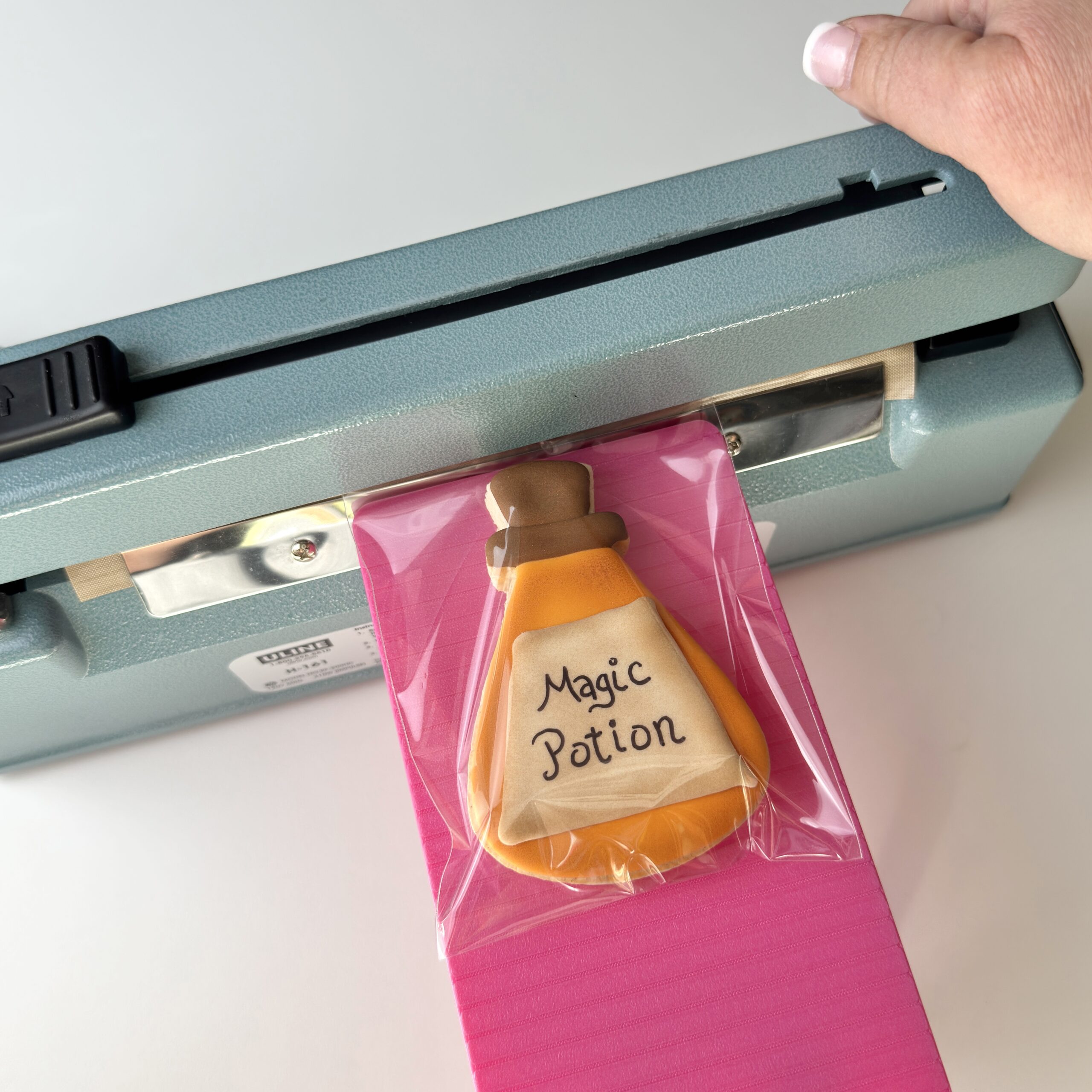 Heat Sealed Magic Potion Sugar Cookie in Poly Bag