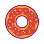 Mini 2" Donut Cookie Cutter - 2" wide x 2" tall Cookie Cutter - Image 2