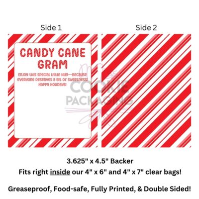 Candy Gram Food-Safe Greaseproof Cookie Backer