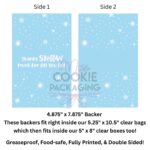 Thanks Snow Much Food-Safe Greaseproof Cookie Backer