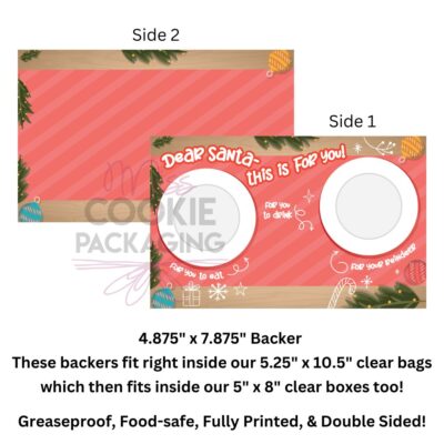 Cookies For Santa Food-Safe Greaseproof Cookie Backer