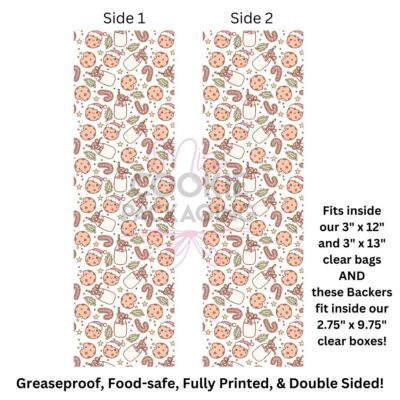 Milk & Cookies Food-Safe Greaseproof Cookie Backer