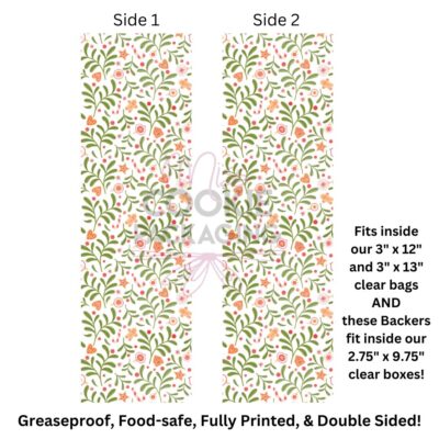 Greenery & Gingerbread Food-Safe Greaseproof Cookie Backer