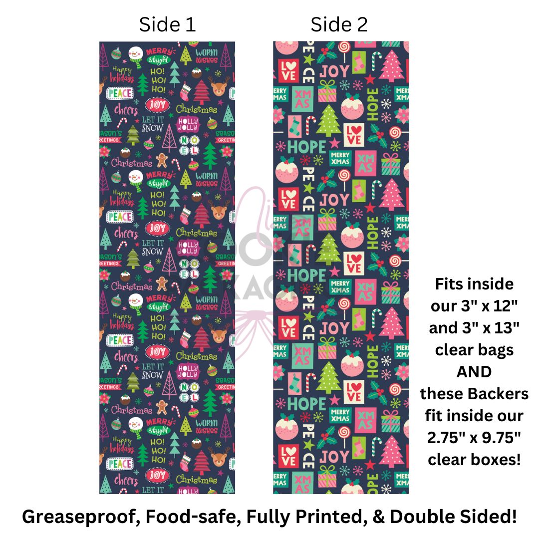 234 Festive Blue Paper Food-Safe Greaseproof Cookie Backer Festive Blue Paper Food-Safe Greaseproof Cookie Backer