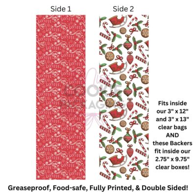 Santa Believe Food-Safe Greaseproof Cookie Backer