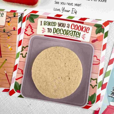 Elf Backed You A Cookie Food-Safe Greaseproof Cookie Backer