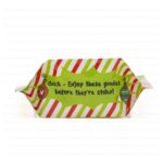 SMALL "Grinchy Goodies" Cookie Pouches – 5.5" x 6" x 2" Cookie Packaging Stand Up Pouch - Image 2
