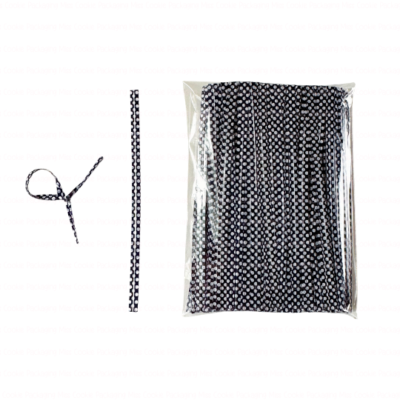 Midnight Twist Ties - 4”