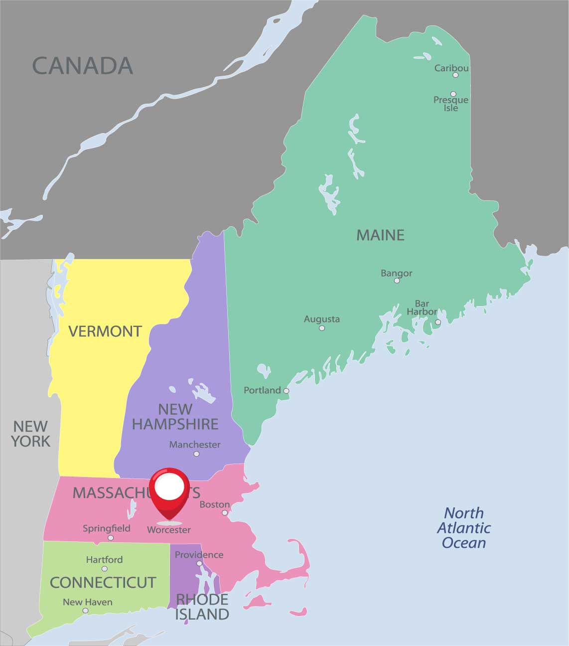 Miss Cookie Packaging Location Map