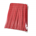 Red White Dots Twist Ties - 4”