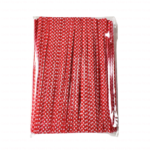 Red White Dots Twist Ties - 4”