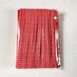 Red White Dots Twist Ties - 4" - Pack of 500 - Image 2